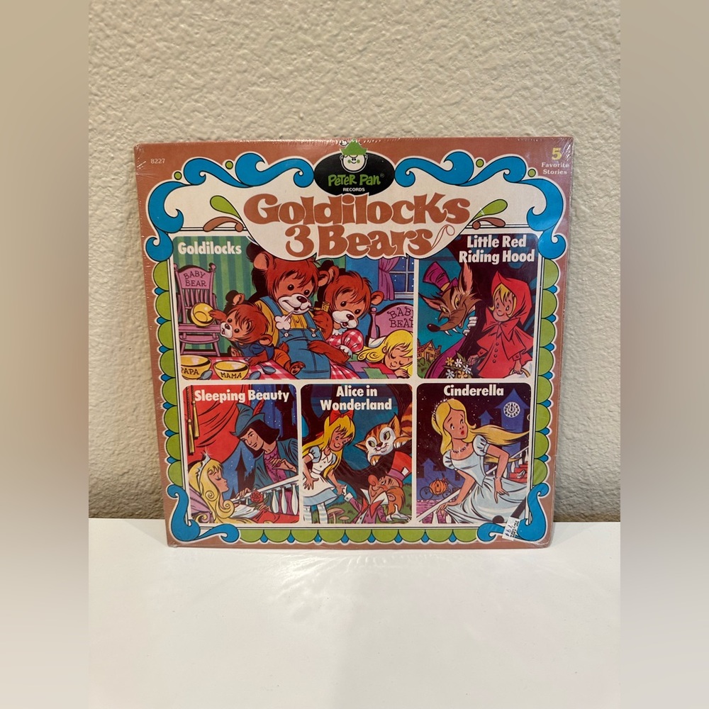 Vintage Peter Pan Records Five Favorite Stories Goldilock Lp New In Package